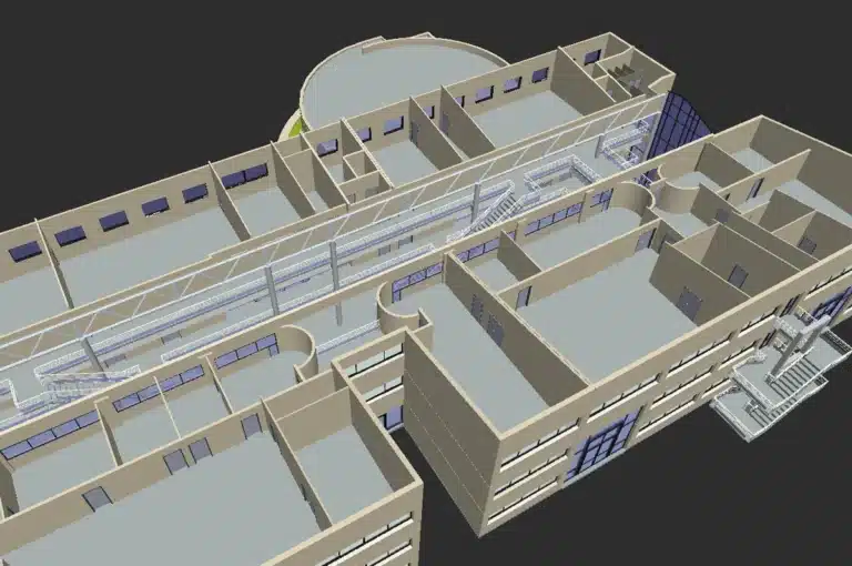 Scan 3D et maquette numérique de bâtiment